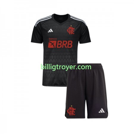 Billige Fotballdrakter CR Flamengo Keeper Barn Bortedraktsett 2023/24 Kortermet